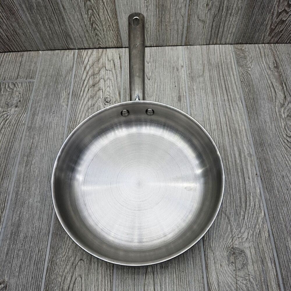 Revere Ware 10in Polished Ellipse Copper Disk Sauté Skillet Frying Pan SM 03k - Picture 5 of 10